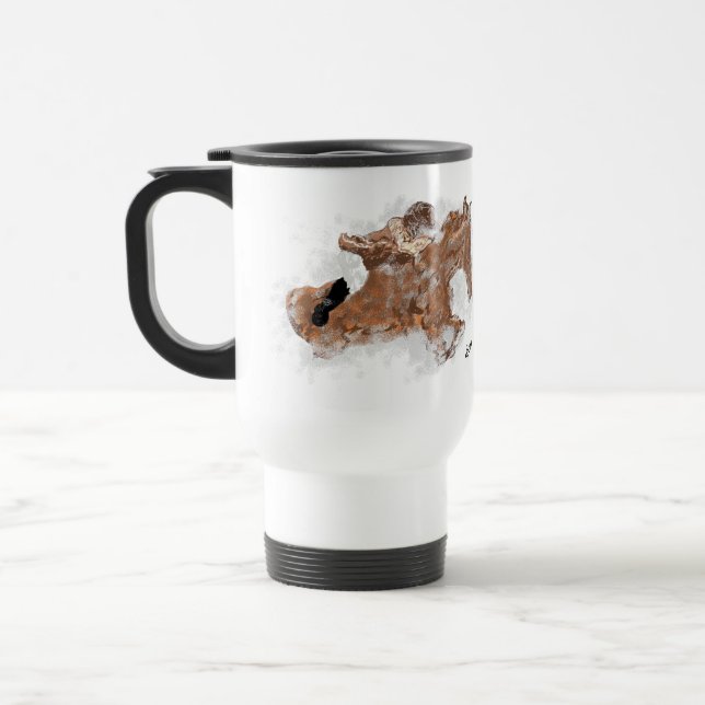 Travel Mug  :  Dusty Win  (Left)