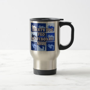 TRAVEL MUG - LIBERTY DOG PRO SKATEBOARD SHOP