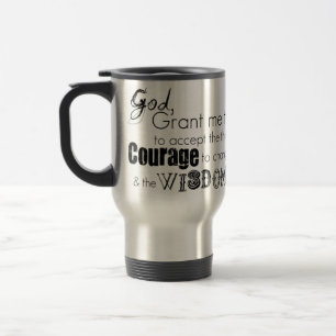 Travel Mug Serenity Prayer