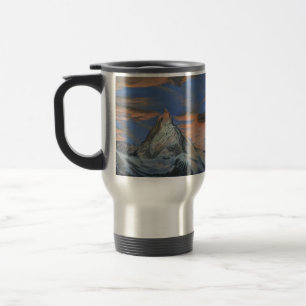 Travel Mug - "The Matterhorn At Sunset"