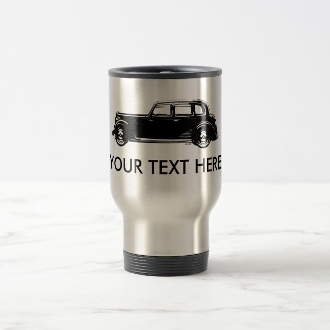 Travel Mug (vintage car 3) (Center)