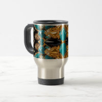 Travel Mug with Bahamas Colours Design