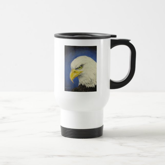 Travel Mug with Eagle by Gregg's Deep Colours (Right)