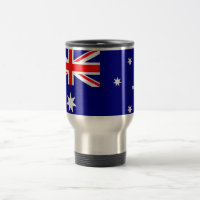 Travel Mug with Flag of Australia