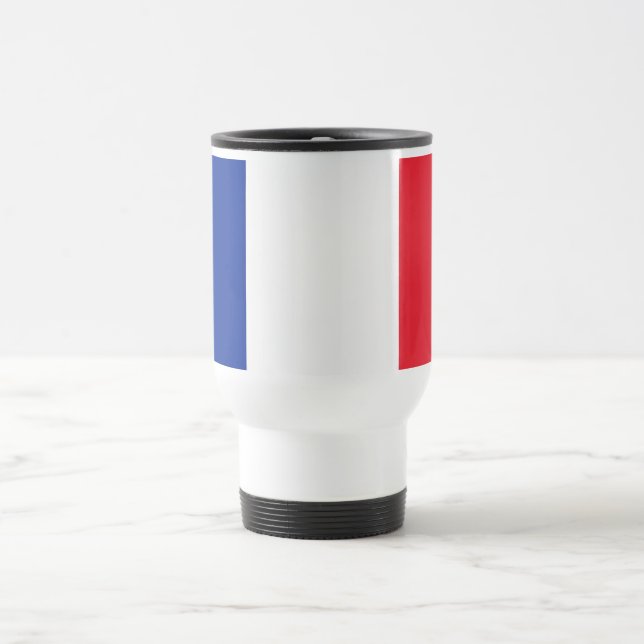 Travel Mug with Flag of France (Center)