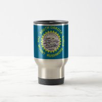 Travel Mug with Flag of South Dakota State - USA