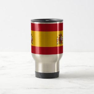 Travel Mug with Flag of Spain