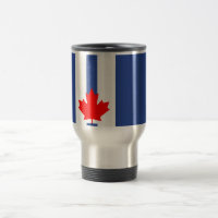 Travel Mug with Flag of Toronto, Canada