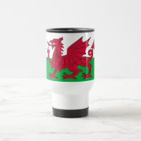 Travel Mug with Flag of Wales
