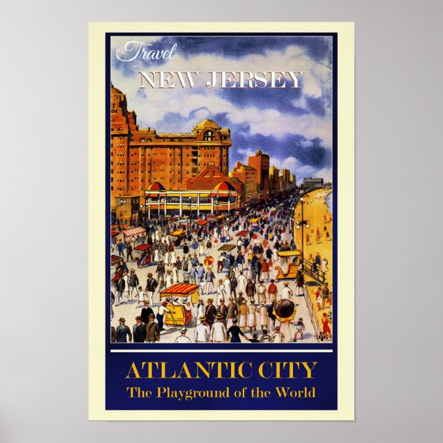 Travel New Jersey Poster (Front)