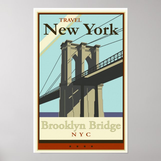 Travel New York Poster (Front)