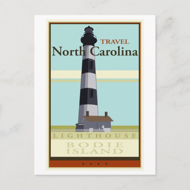 Travel North Carolina Postcard (Front)
