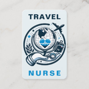 Travel Nurse RN, LVN, LPN, Caretaker Business Card