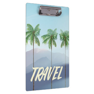 Travel Palms Clipboard
