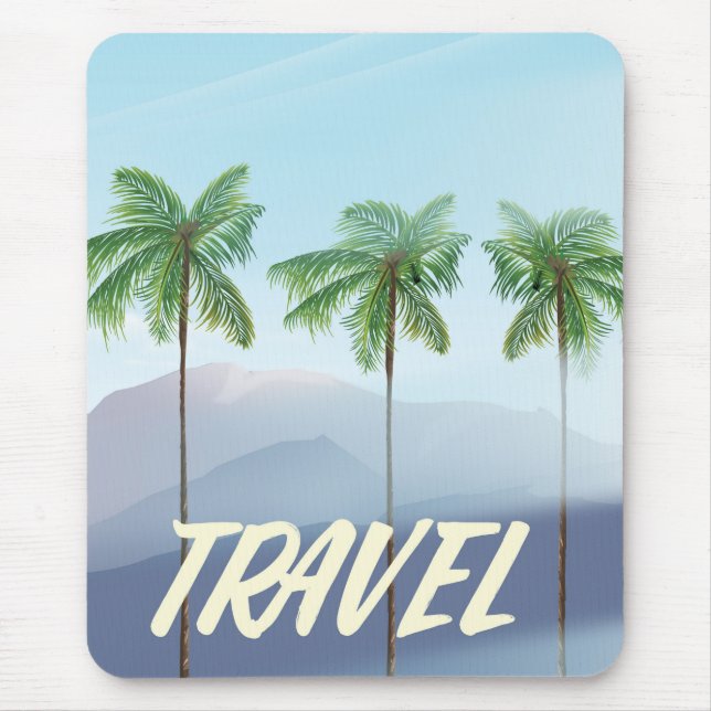 Travel Palms Mouse Pad (Front)