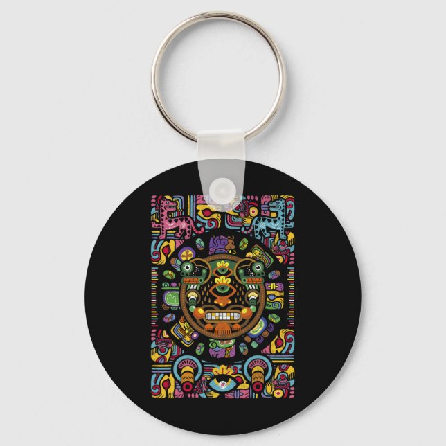 Travel Peru Lima Machu Picchu Cusco Vacation Souve Key Ring (Front)