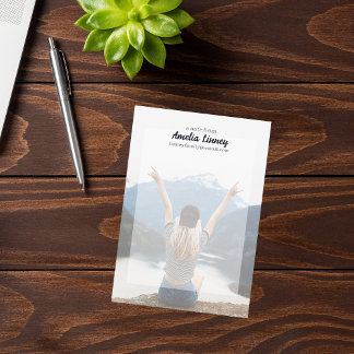 Travel Photo Personalised Notepad