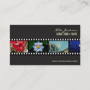 TRAVEL / PHOTO PORTFOLIO TEMPLATE / FILMSTRIP BUSINESS CARD