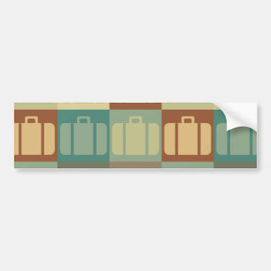 Travel Pop Art Bumper Sticker