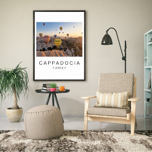 Travel Poster, Cappadocia Turkey, Customisable Poster