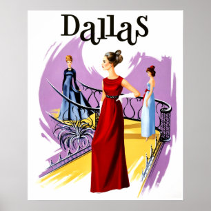 Travel poster for Dallas, Texas