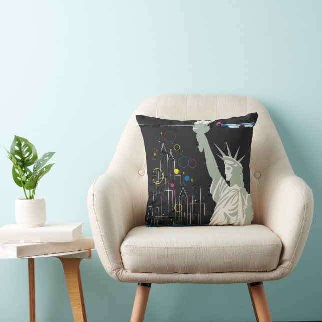 Travel Poster For Flying Northwest Airlines Cushion (Chair)