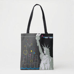 Travel Poster For Flying Northwest Airlines Tote Bag