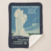 Travel Poster For Yellowstone National Park
