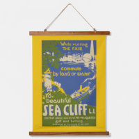 Travel Poster Promoting Sea Cliff, Long Island 2