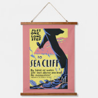 Travel Poster Promoting Sea Cliff, Long Island