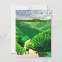 Travel Poster - Vietnam Wall Art Print, Illustrati