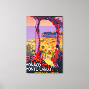 Travel Promotional Poster Canvas Print