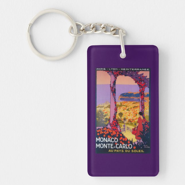 Travel Promotional Poster Key Ring (Front)