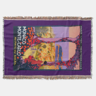 Travel Promotional Poster Throw Blanket