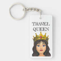 Travel Queen Keyring