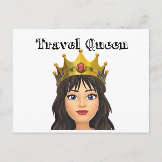 Travel Queen Postcard (Front)