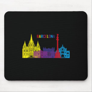 Travel Rcelona Spain Europe Spanish Family Vacatio Mouse Pad