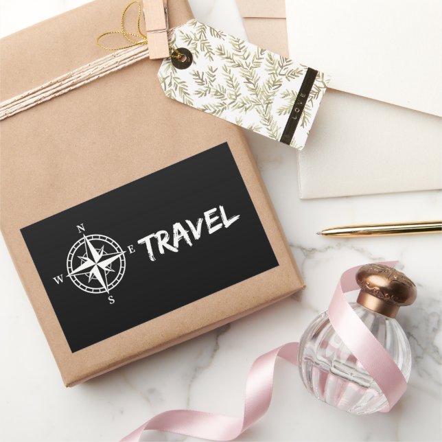 Travel Rectangular Sticker (Gifting)