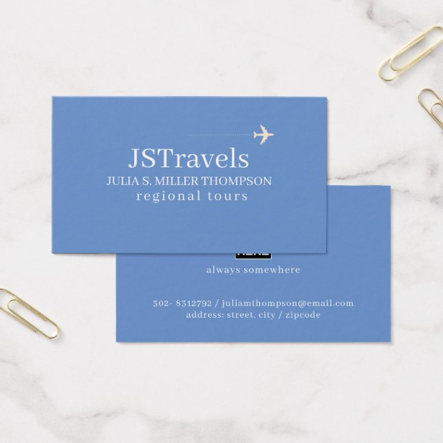 Travel Regional Tours cornflower blue (Office)