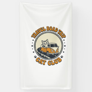 Travel Road Trip Cat Pet Lover Shirt Art - Travel  Banner