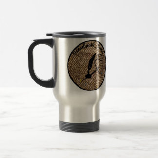 Travel secondhand tweed logo mug