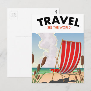 Travel See the World Postcard