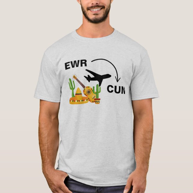 Travel Shirt to Cancun Mexico (Front)