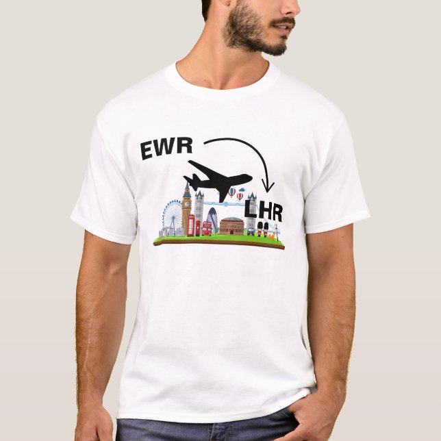 Travel Shirt to London England (Front)