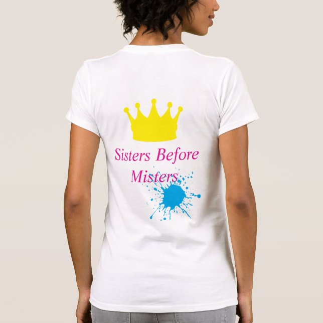 Travel Sisters Tee – No Men, Just Memories (Back)