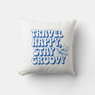 Travel-Slogan - Happy travel... Cushion