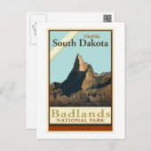 Travel South Dakota Postcard (Front/Back)