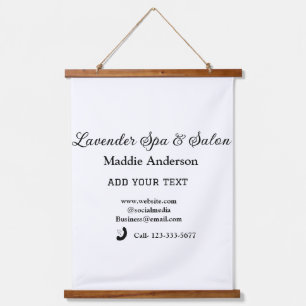 travel spa salon guest information vacation beach hanging tapestry