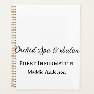 travel spa salon guest information vacation beach planner