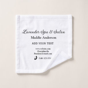 travel spa salon guest information vacation beach  wash cloth